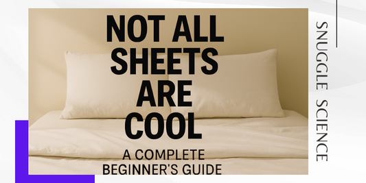 <img src="how-to-pick-the-best-cooling-bedsheets-for-summer.jpg" alt="Cooling bedsheets neatly made on a bed with bold text: Not all sheets are cool">