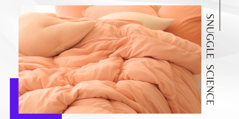 A fluffy soft comforter.